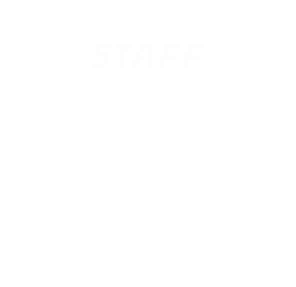 Koszulka z napisem staff dla ekipy technicznej